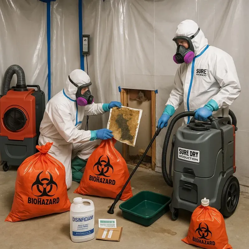 Contaminated Water Handling Protocols process in Alma, KS